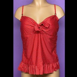 Christin Michaels Women's Tankini Top size XL